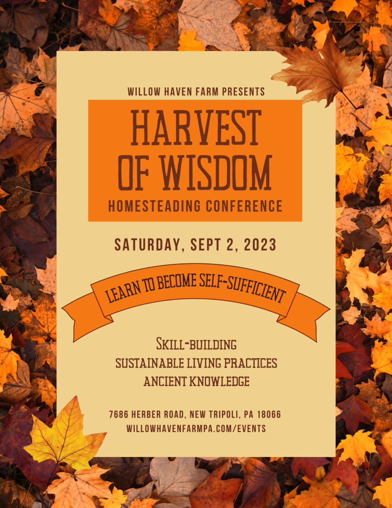 Harvest of Wisdom Conference Flyer