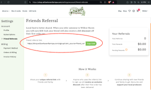 Willow Haven Farm Referral Program - Share the Farm With a Friend 3